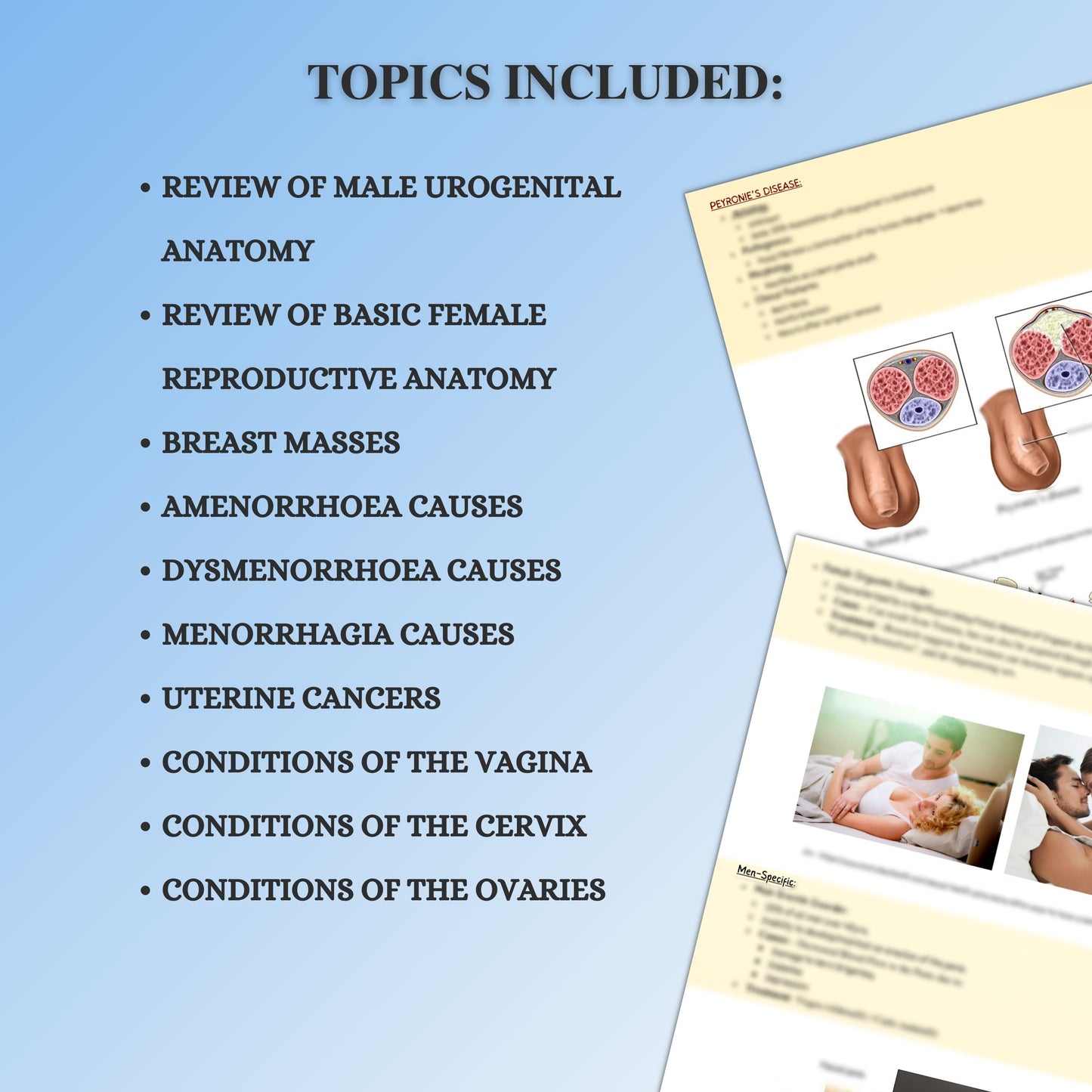Sexual And Reproductive Health | 170 Pages| 22 Topics