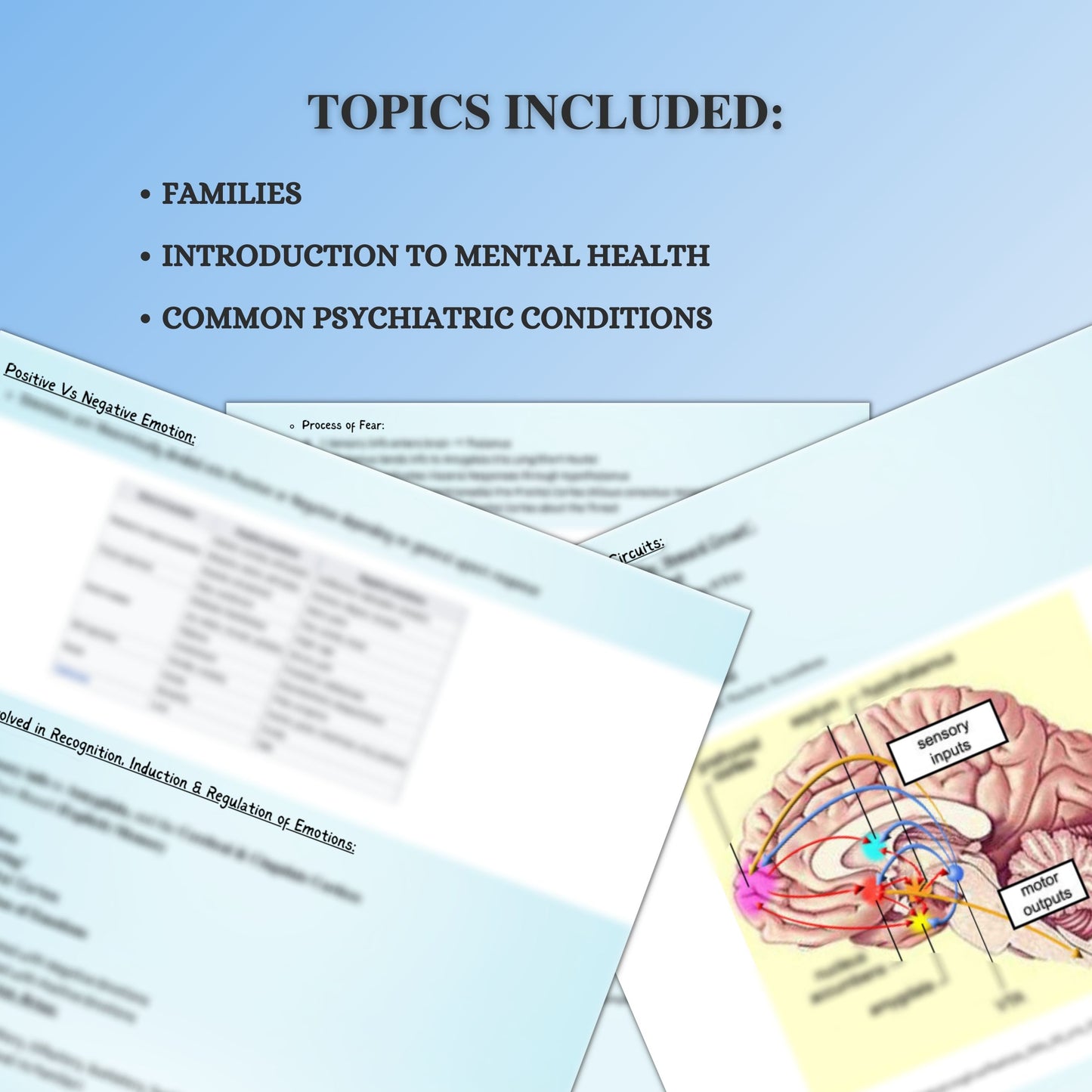 Mental Health Psychiatry |127 pages|11 Topics