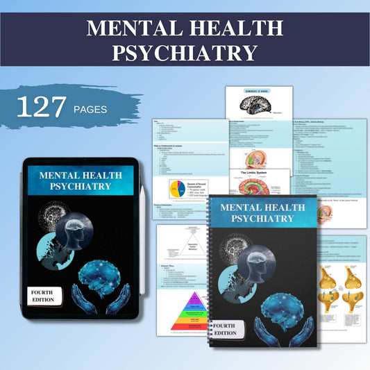 Mental Health Psychiatry |127 pages|11 Topics