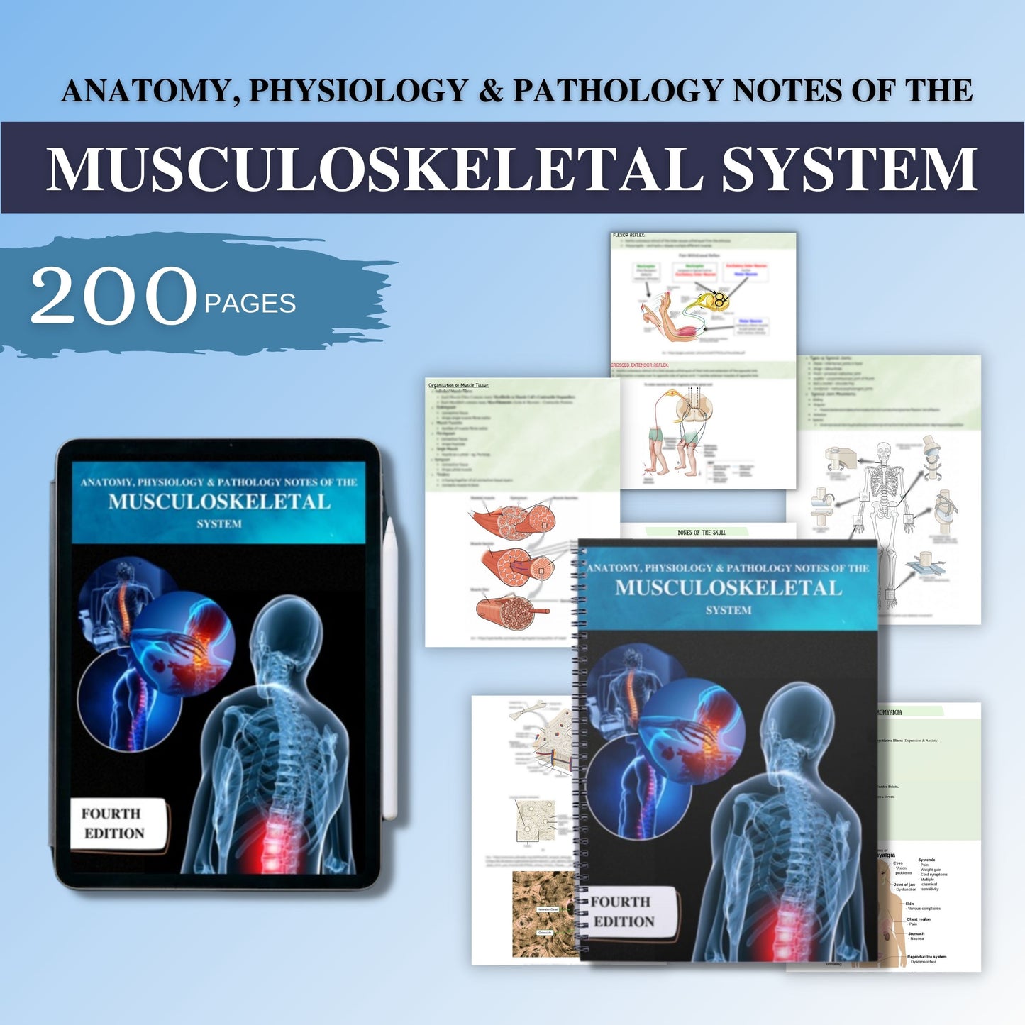 Musculoskeletal System| 200 Pages| 18 Topics